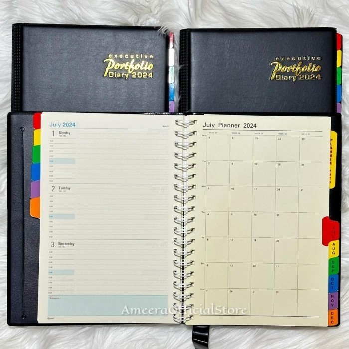 

Buku Agenda / Notebook Executive Portfolio Diary 2024