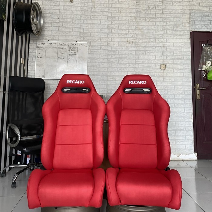 TERLARIS JOK MOBIL RACING RECARO SR3 MERAH