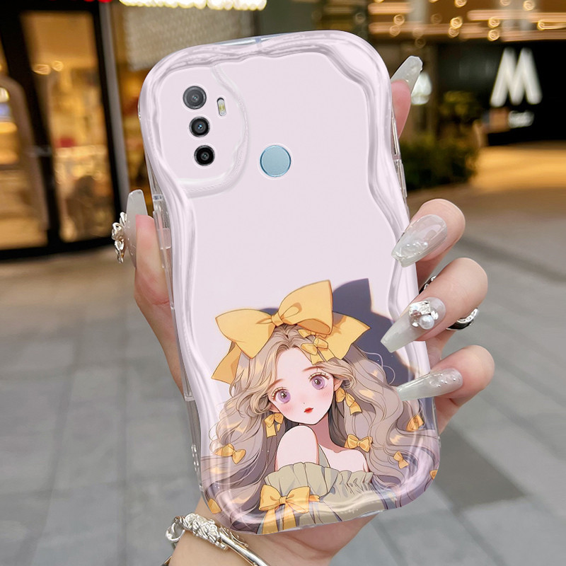 Casing Hp OPPO A53 2020 A53s A32 A33 2020 A11s Case hp pola Casing Anime perempuan Casing ponsel Kes