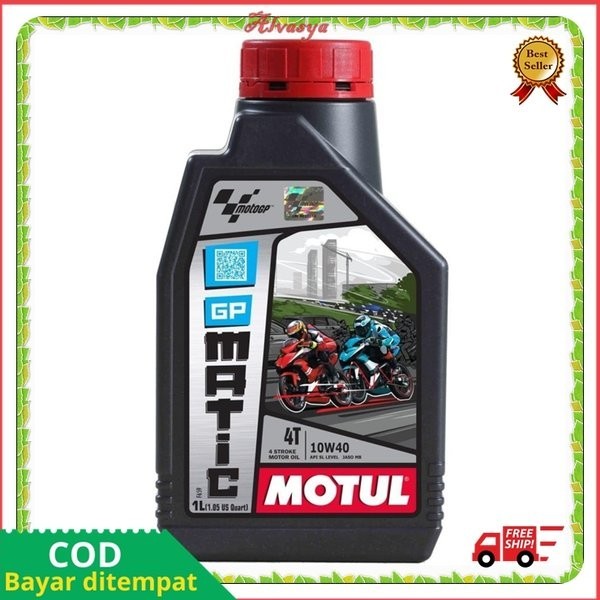 Oli Mesin Motul 10W 40 Original Oli Mesin Motul 1 Liter Oli Motul Motor Matic 150 Nmax Aerox Pcx