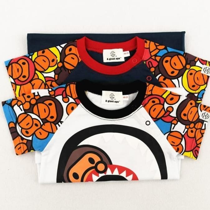 CR - BAPE Baby jumper baby romper baju bayi newborn baby milo TERLARIS