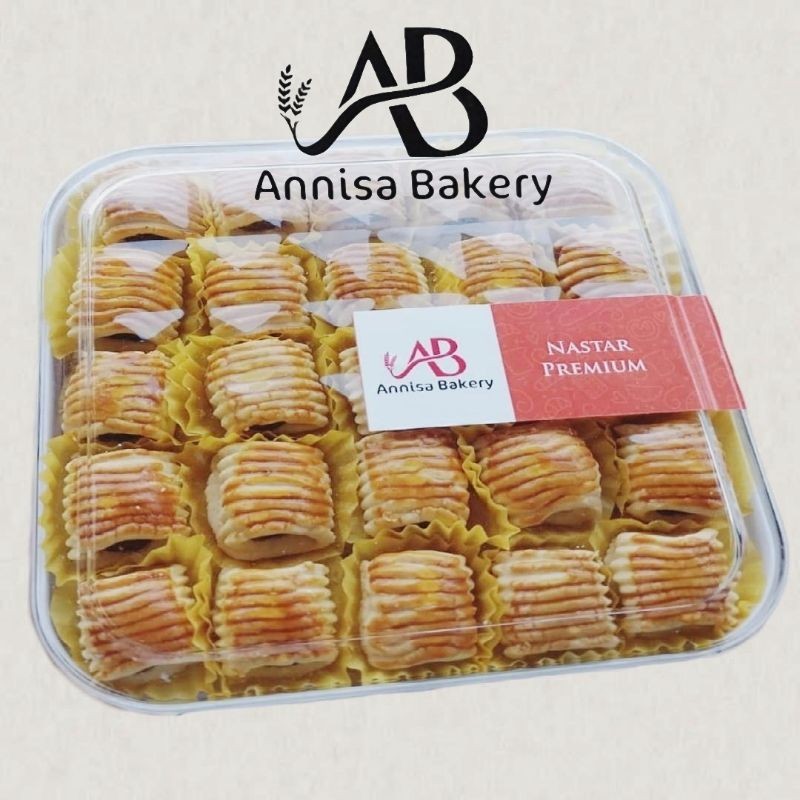 

Annisa Bakery / Nastar Wisman / Nastar Gulung / Nastar Rolls / Pineapple Tarts (600gr)