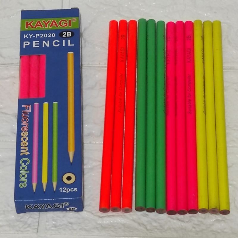 

(12 Buah Pensil) Pensil 2B - 2B Pencil - Pensil 2B motif Lucu (1 lusin Pensil)