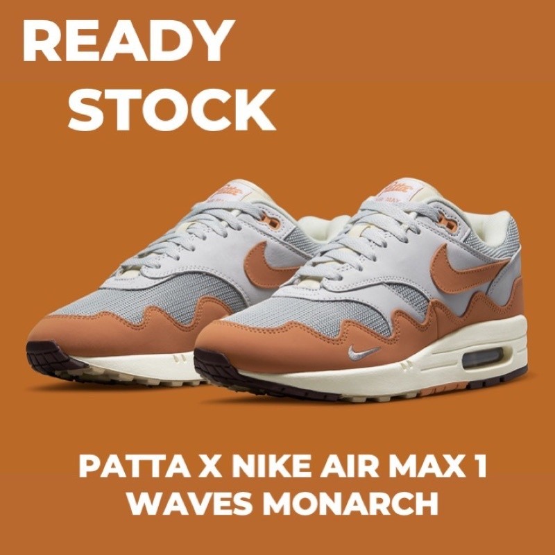 Patta x Nike Air Max 1 Waves Monarch