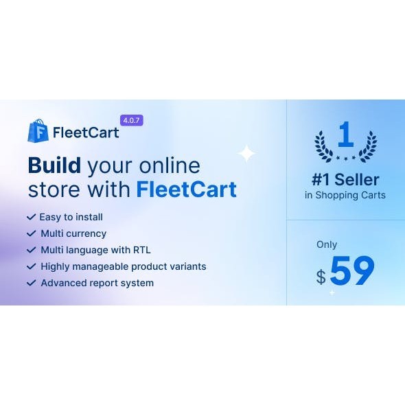 [ECOMMERS] FleetCart - LaravelEcommerceCMS