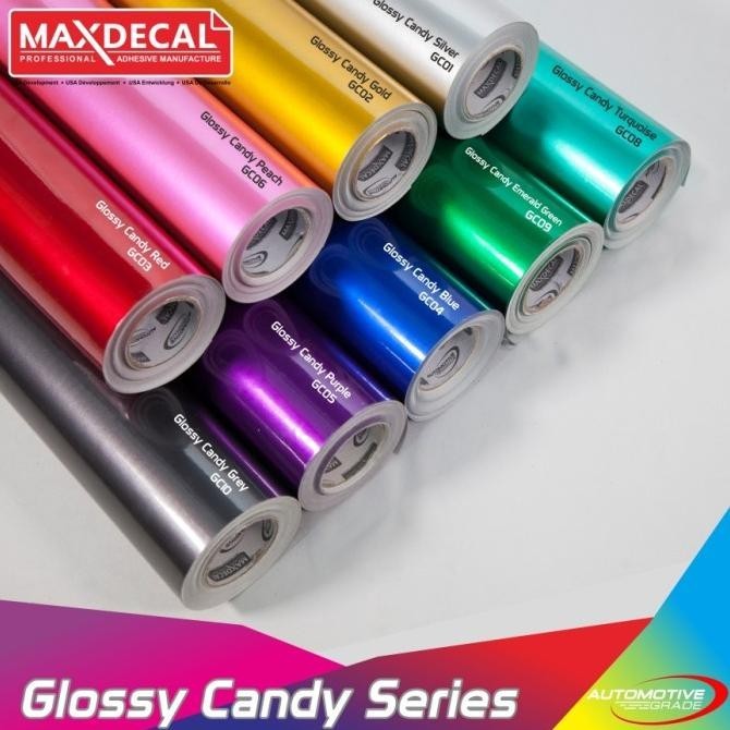[Meteran] Maxdecal 7500 Glosy Candy 50Cm Scotlite Motor