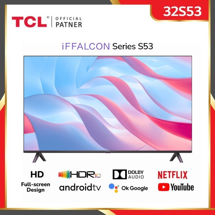 Promo Tcl X Iffalcon 32" Smart Tv 32S53 Bezelless Official .