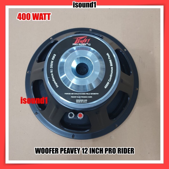 Promo Speaker Komponen Peavey 12 Inch Pro Rider Woofer 400 Watt .