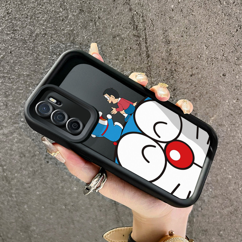 Casing Hp OPPO A16 OPPO A16s OPPO A54s Case Kesing sarung HP pola Doraemon beruang besar Softcase po