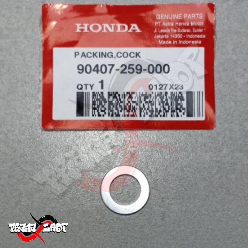 Packing Cock (Paking Baut Tutup Oli Mesin) CBR250RR K64, CBR150R, CB150R, CS1, REVO, SONIC, SUPRA 90