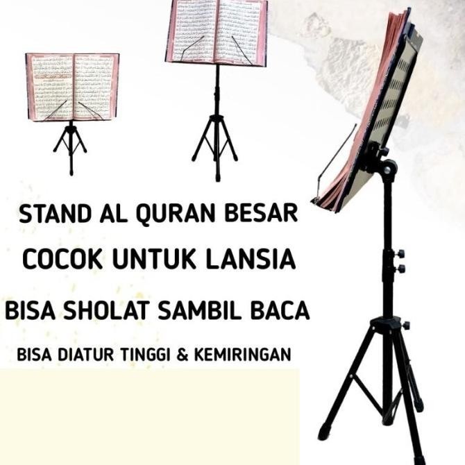 

stand penyangga al quran besar rekal berdiri penyangga alquran jumbo BKS