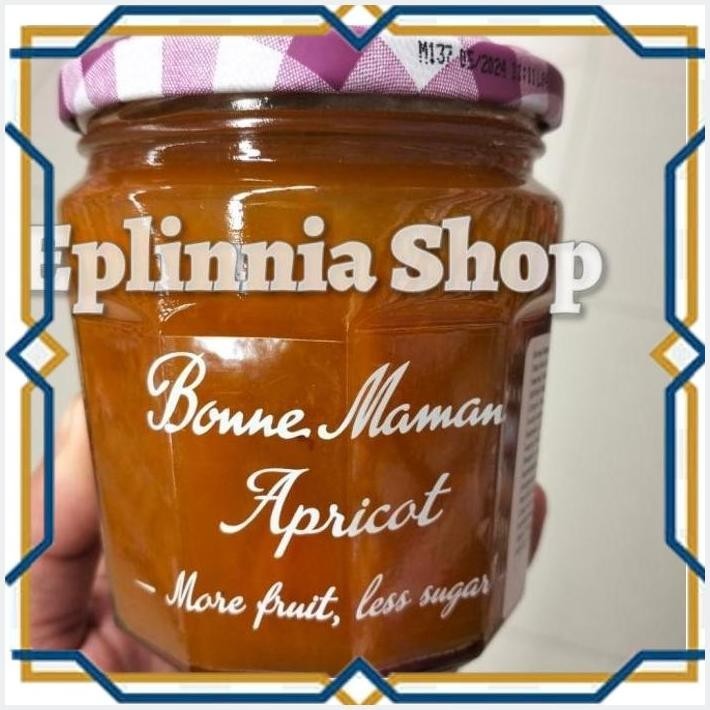 

[EPL] BONNE MAMAN APRICOT LESS SUGAR 335 GR - SELAI APRICOT BONE MAMAN