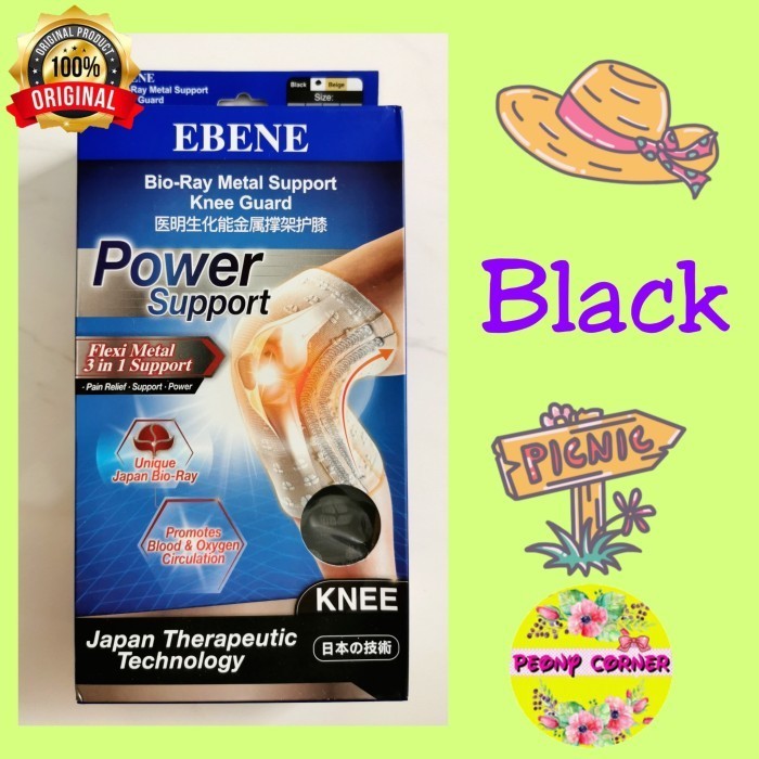 Ebene Bio Ray Metal Support Knee Guard Termurah