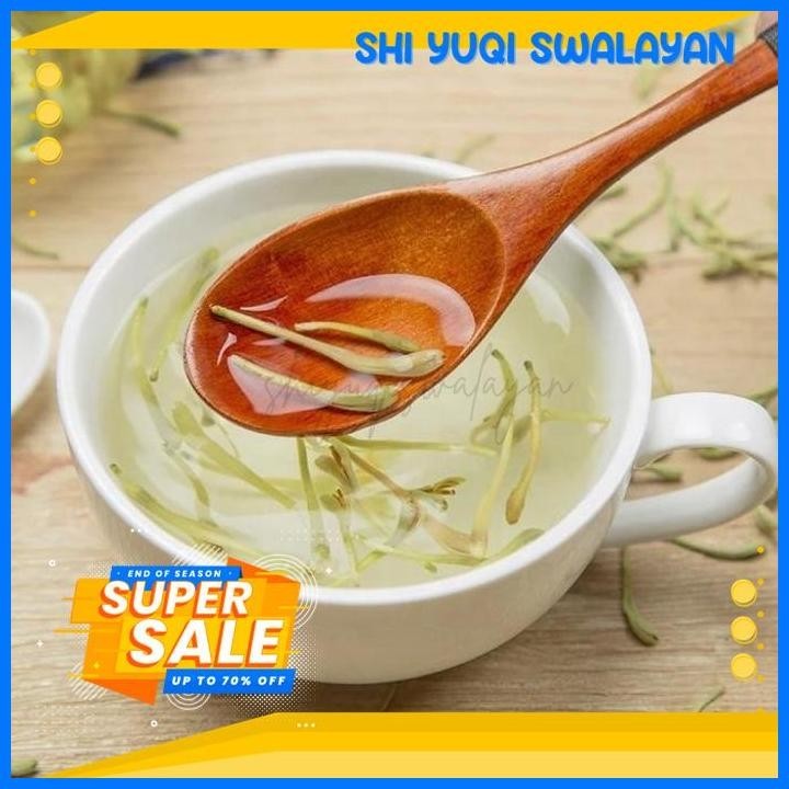 

TEH BUNGA HONEY SUCKLE FLOWER TEA / JIN YIN HUA PREMIUM 50GR BAHAN BERKUALITAS !!