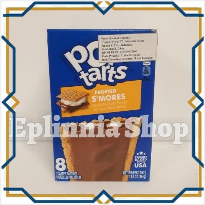 

[EPL] KELLOGG'S POPTARTS FROSTED S'MORES 8'S 384 GR - POP TARTS