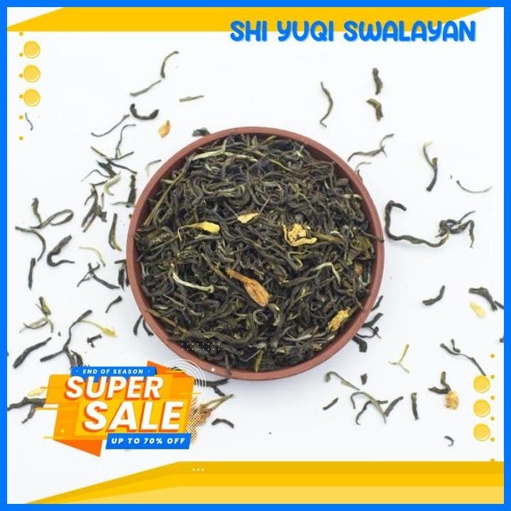 

TEH OOLONG DAN JASMINE JIU ZHOU / PREMIUM GREEN TEA 100GR BAHAN BERKUALITAS !!