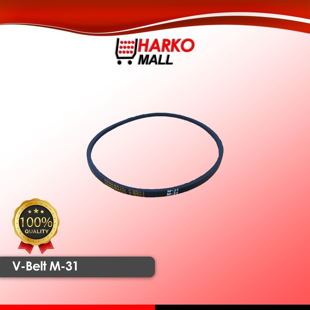 Karet Vanbelt Mesin Cuci Vanbel / Fan V Belt Universal untuk merk SANYO SHARP LG Ukuran M-31