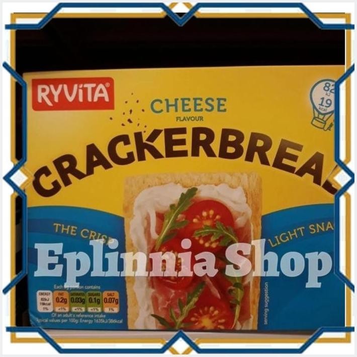 

[EPL] RYVITA CRACKERBREAD CHEESE 125 GR - BISKUIT KREKERS