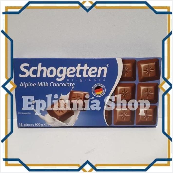 

[EPL] SCHOGETTEN ALPINE MILK CHOCOLATE 100 GR - COKELAT SCHOGETEN