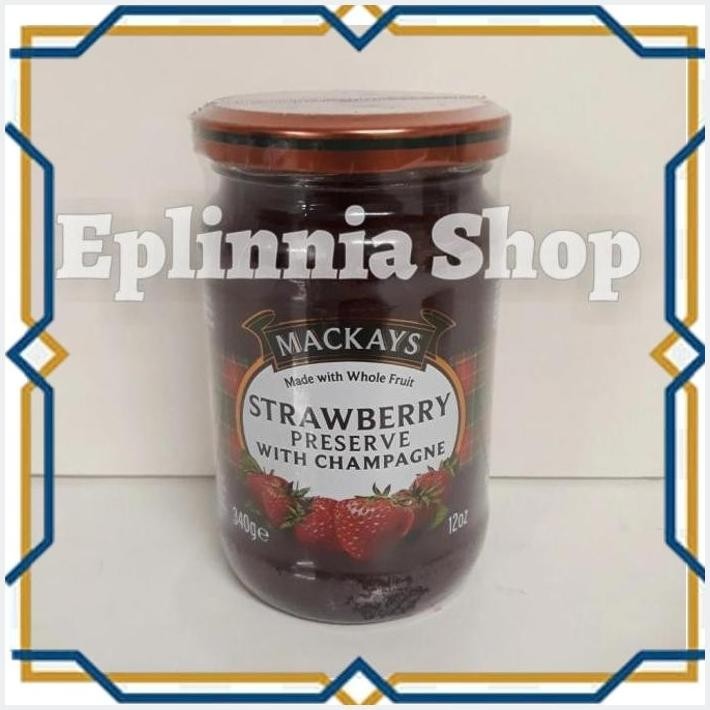 

[EPL] MACKAYS STRAWBERRY PRESERVE WITH CHAMPAGNE 340 GR - SELAI