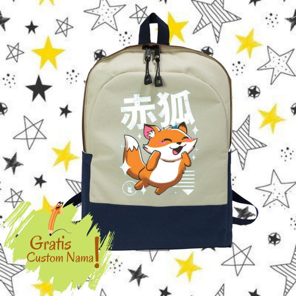 TAS RANSEL ANAK BABY MUSANG FREE NAMA I TAS COSTUME MURAH I TAS ANAK COSTOME KARAKTER I TAS SEKOLAH 