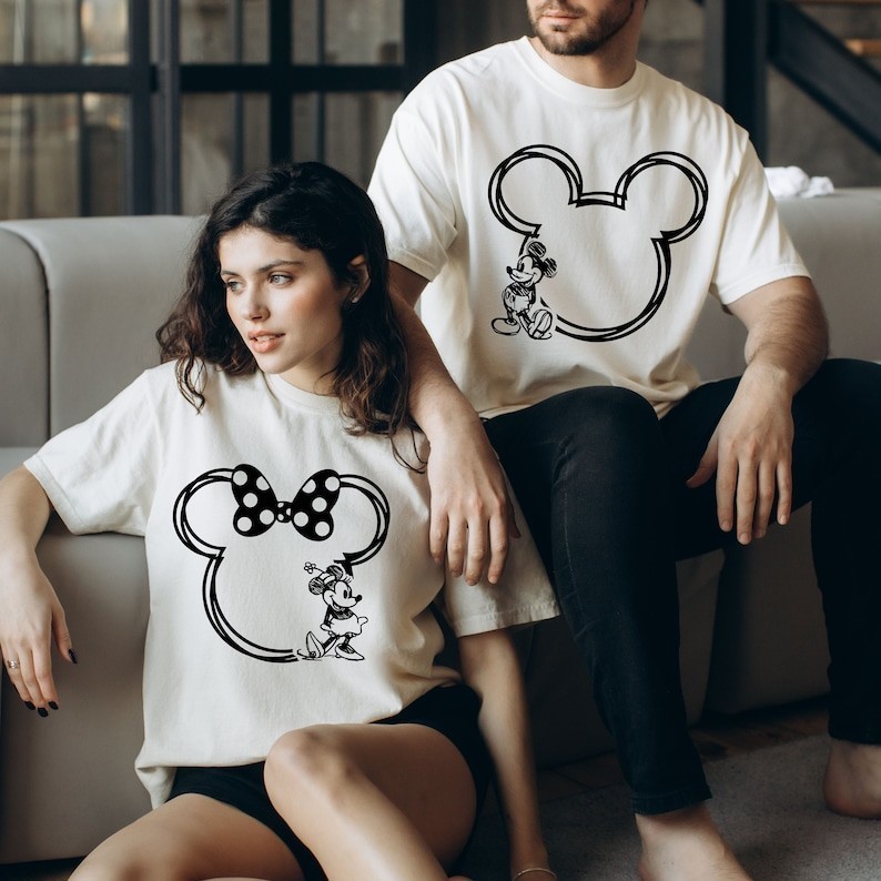 Mickey and Minnie couple shirt Disney Family shirt Mickey and Minnie Shirt Disney Trip Shirt Mickey 