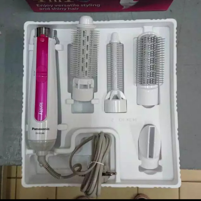 BARU!! HAIR DRYER PANASONIC HAIR STYLER ION 4IN1 EH KE46