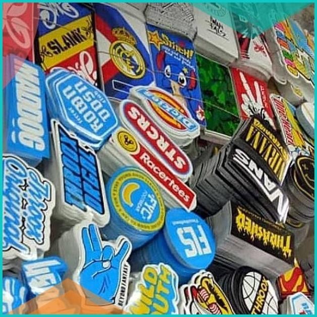 Stiker Distro Isi 50pcs Sticker Variasi Motor Helm Laptop Mobil 19F3B2