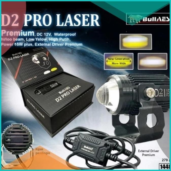 Lampu D2 Bullaes Lampu Tembak D2 Pro Laser Bullaes Premium 19F3B2024 p