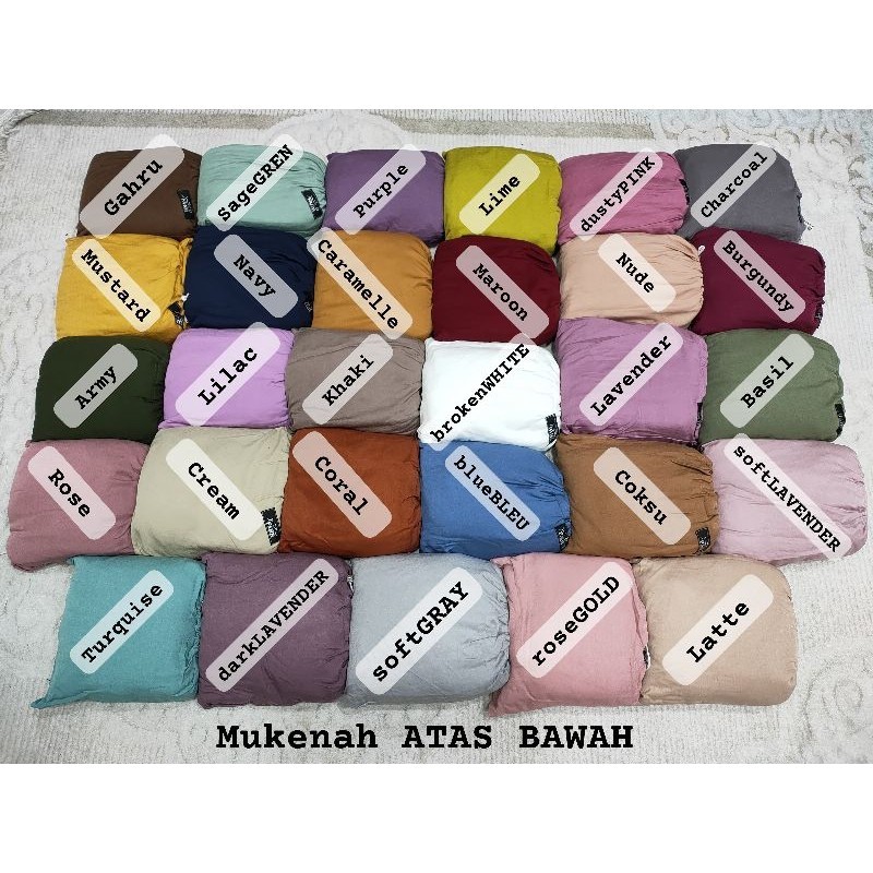 Promo Mega Sale 4.4 // Mukena Atas bawah Fahr/mukena malaysia/mukena fahr potongan/mukena