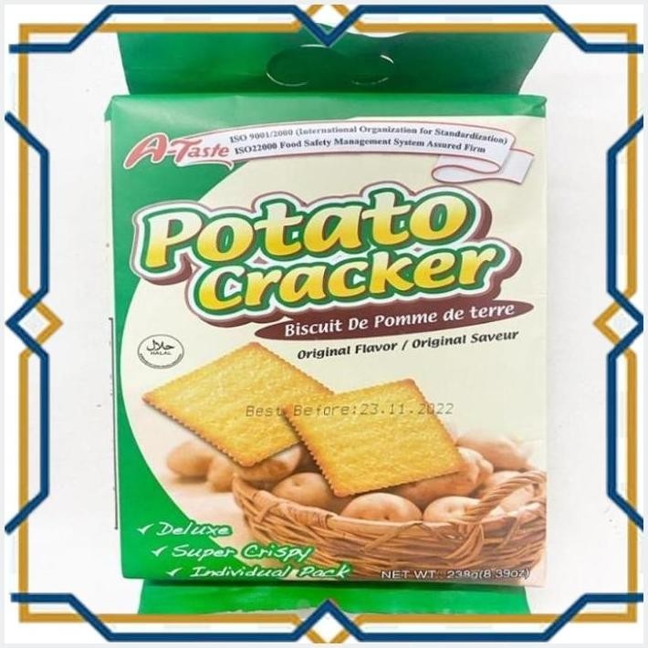 

[LDY] A-TASTE POTATO CRACKER 238GR BISKUIT ORIGINAL