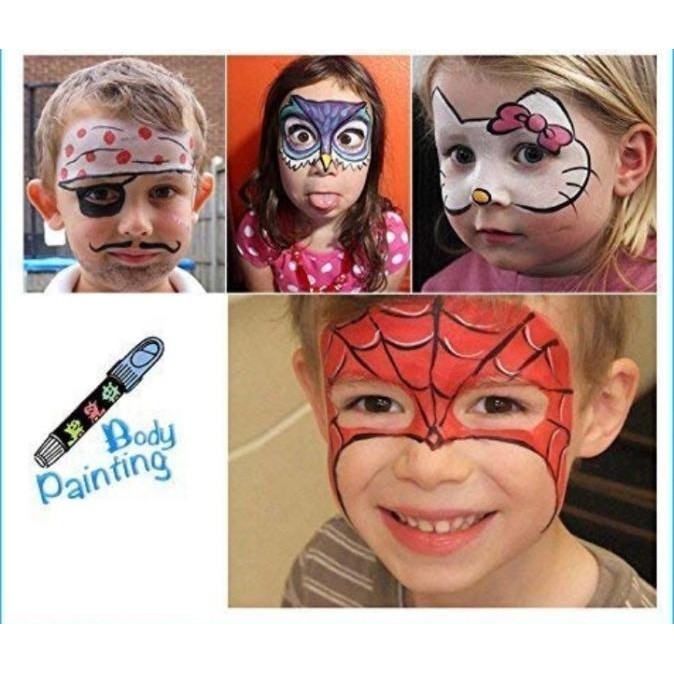 

Joan Miro 12pcs Babyroo Silky Crayon Face Painting Body Kids P64T
