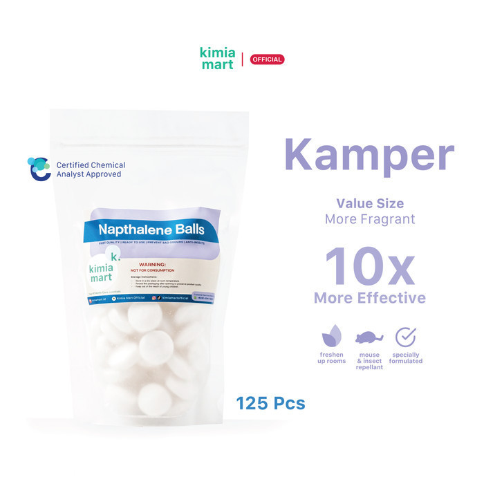 

Kamper Toilet Anti Tikus Kecoa / Kapur Barus 250Gr By Kimia Mart