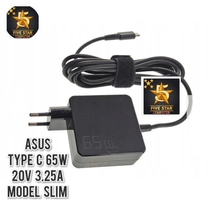 New Adaptor Charger Laptop Asus Vivobook S 14 Flip Tp3402Za Type C 65W