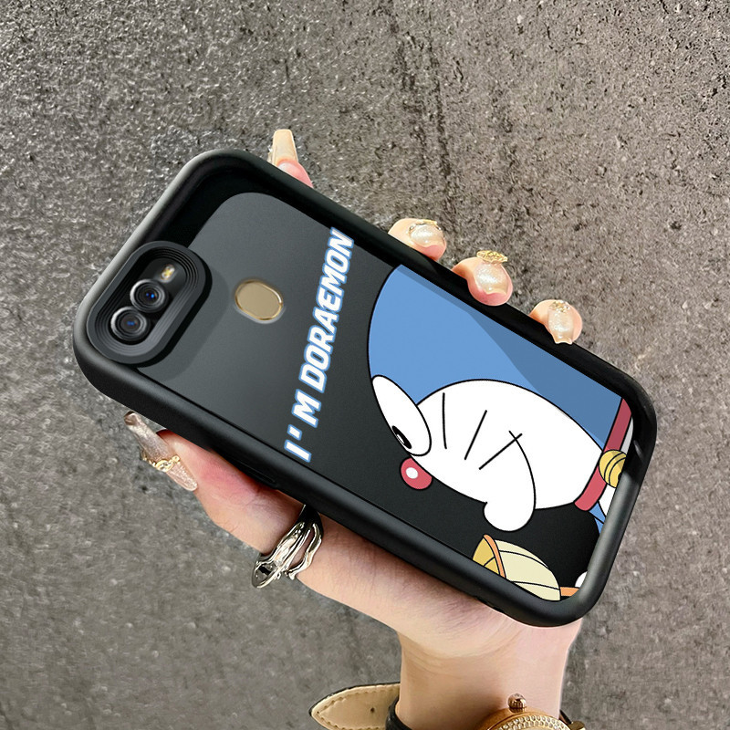 Casing Hp OPPO A7 OPPO A5s OPPO A12 OPPO A12S A11k Case Kesing sarung lembut HP ponsel pola Doraemon