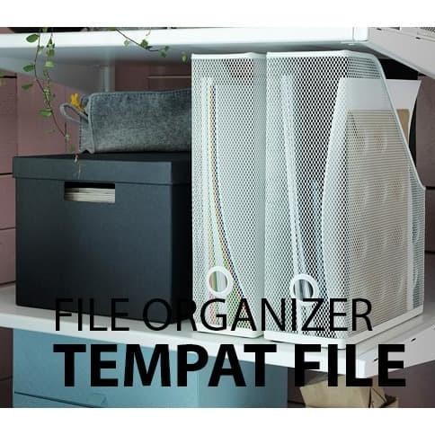

Box File Tempat Majalah Organizer Baja set isi 2 Dokument LC