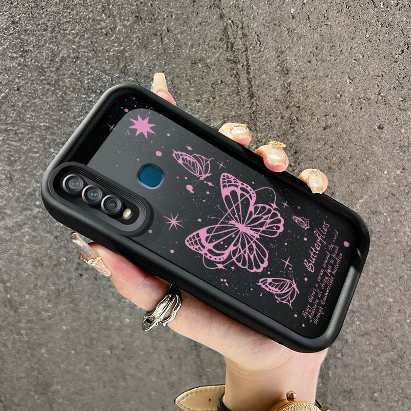 Casing Hp VIVO Y17 Y15 Y12 Y12i Y3 Y3s 2020 Case pelindung lensa kamera Kesing HP Pegangan anti seli