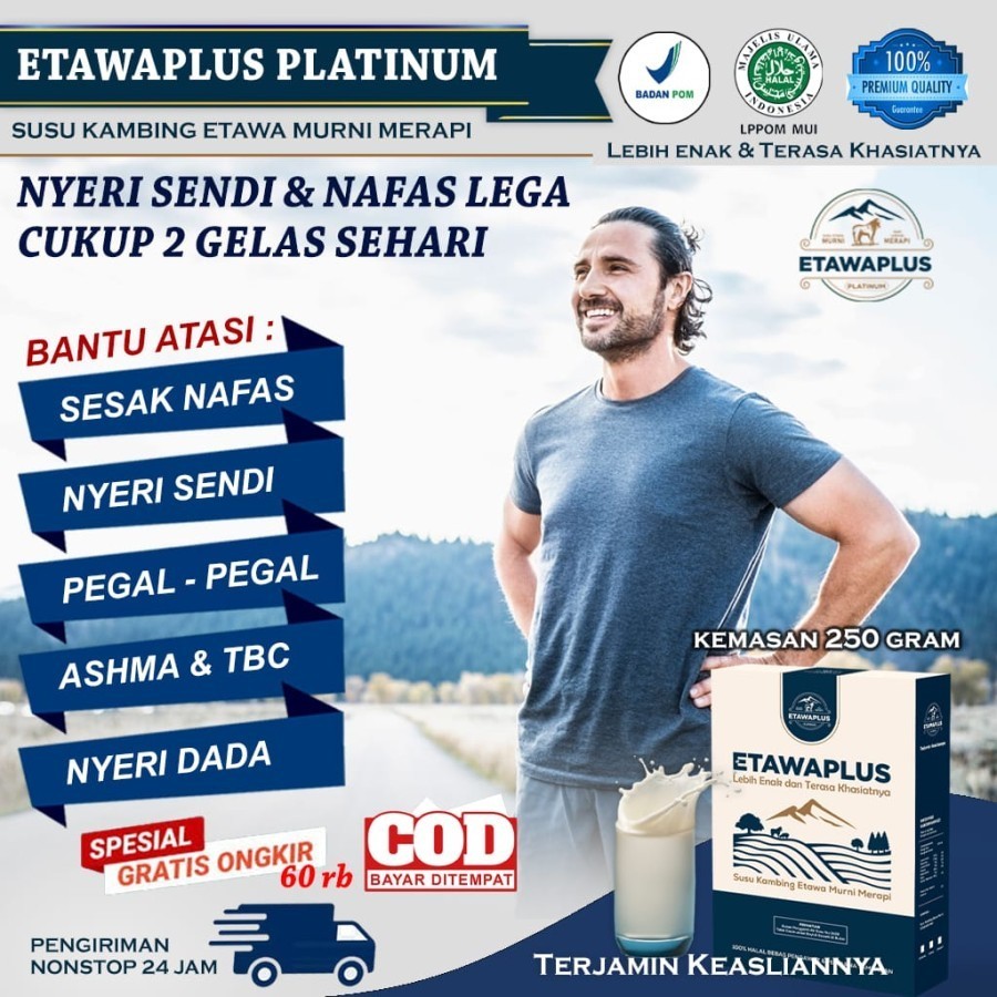

Etawaplus Platinum Susu Kambing Etawa isi 250gram