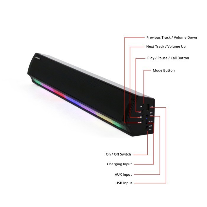 Simbadda Cst 380N Soundbar Portable Speaker Bluetooth TerlarisR0324D