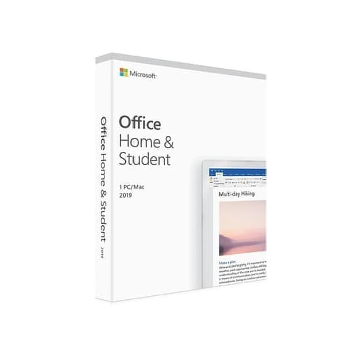 License Key Office Home Student Ohs 2019 Retail Permanen Lifetime