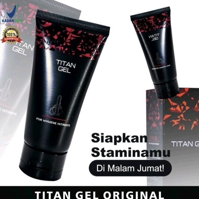 Paling dicari T1TAN ASLI 100% GEL BPOM ORI ORIGINAL OBAT OLES CREAM KUAT PEMBESAR PEMANJANG PENIS KE