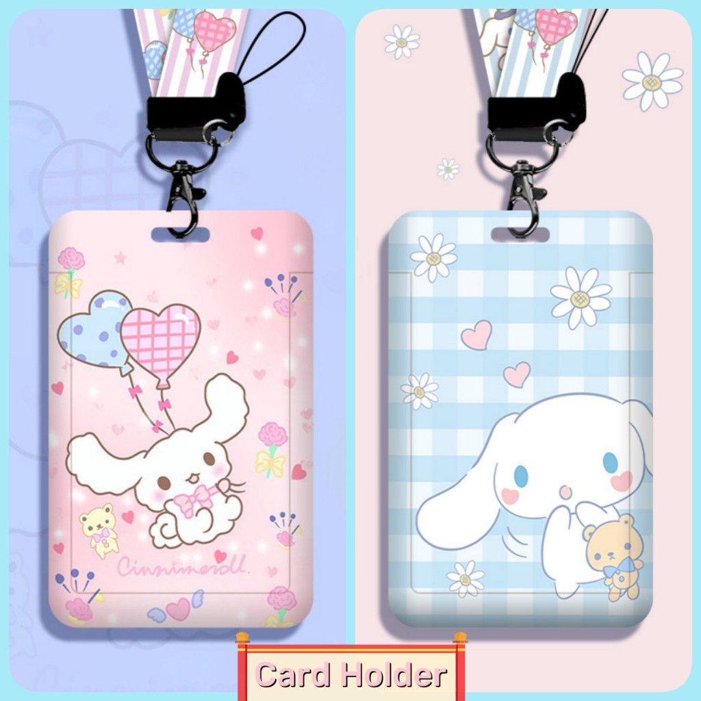 

FREE SHIPPING / READY BALI CINNAMOROLL ID CARD HOLDER TALI LANYARD TRANSPORTASI MOTIF KARTUN KOREA UNTUK SEKOLAH KANTOR PELAJAR PELINDUNG KARTU FOTO LUCU KAWAII INS NAME TAG TEMPAT KARTU KREDIT