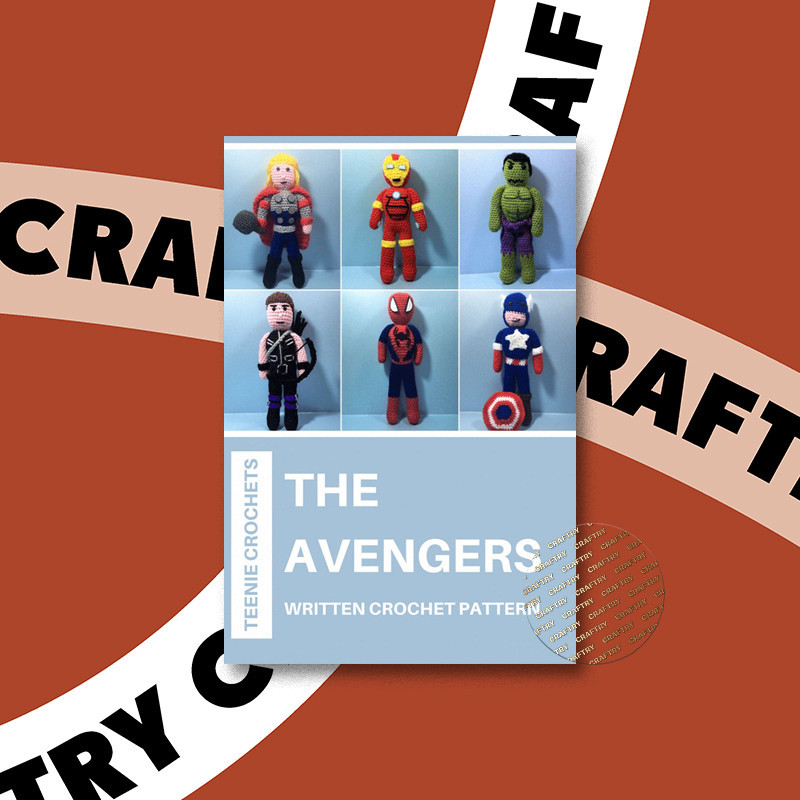 

The Avengers Written Crochet Patterns - Teenie Crochets