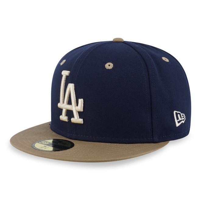 Diskon Murah  New Era 59Fifty Los Angeles Dodgers Oceanside Blue/Khaki Fitted Cap