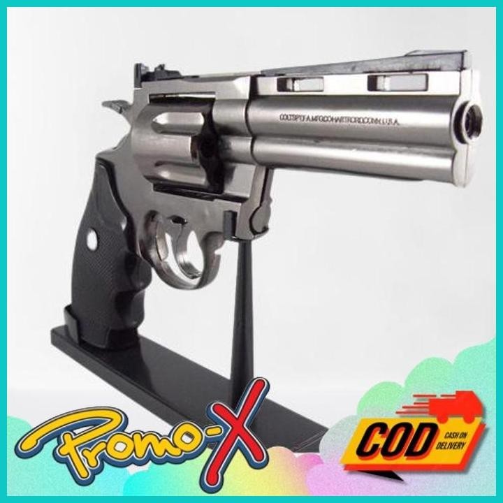 KOREK API GAS PISTOL REVOLVER PYHTON 357 MIRIP PISTOL ASLI UKURAN JUMBO