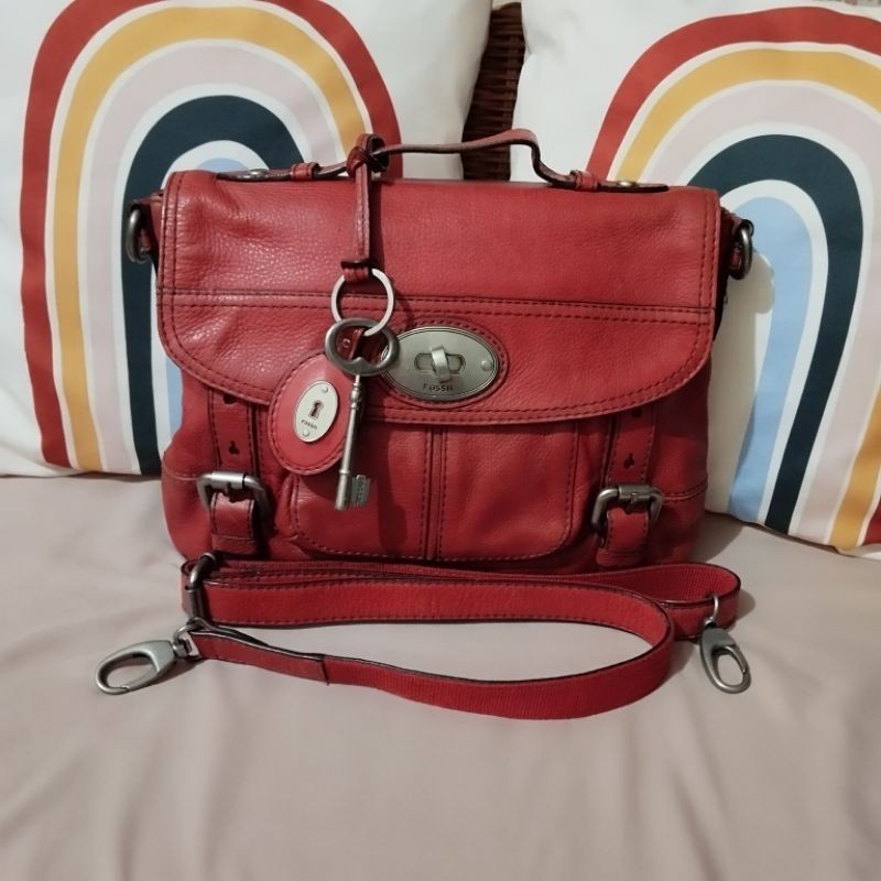 Tas Fossil Maddox Red