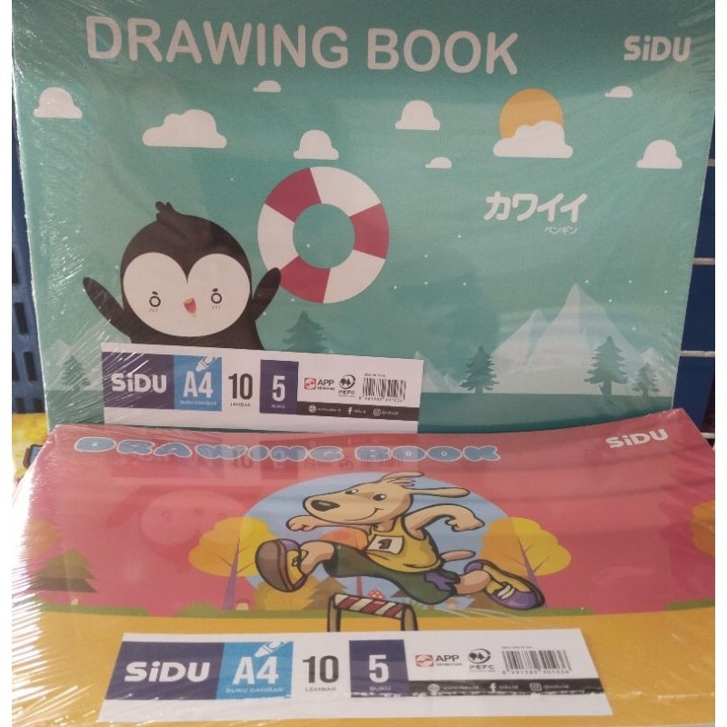 

buku gambar A4 SIDU/pcs