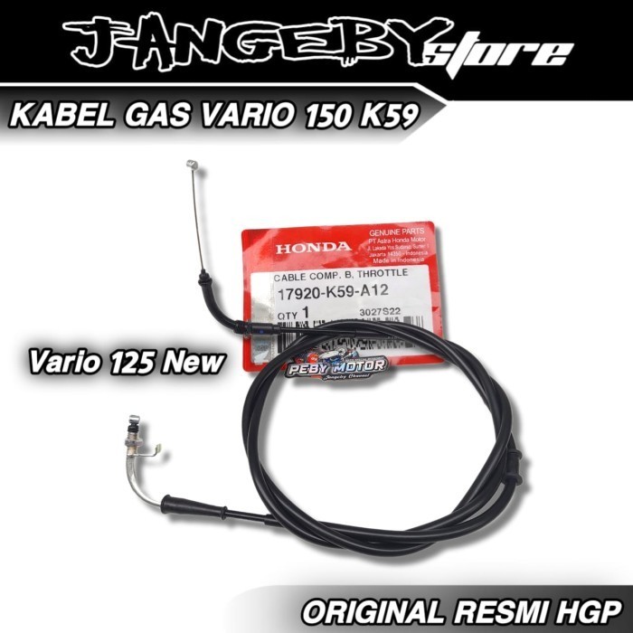 KABEL GAS VARIO 125 NEW VARIO 150 ORIGINAL RESMI HGP JANGEBY STORE