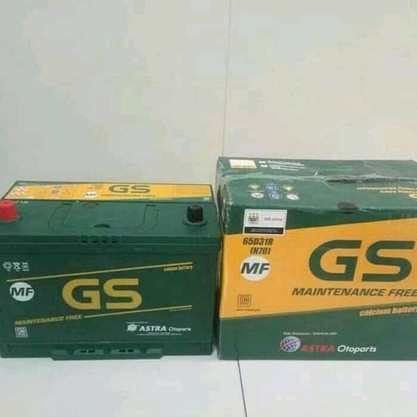 AKI MOBIL BATTERY GS ASTRA TYPE GS MF N70 12VOLT 70 AMPER KHUSUS GOSEND