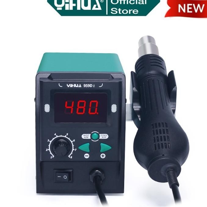 Yihua 959D-I Blower Hp Solder Uap Station Digital Hot Air Smd Rework